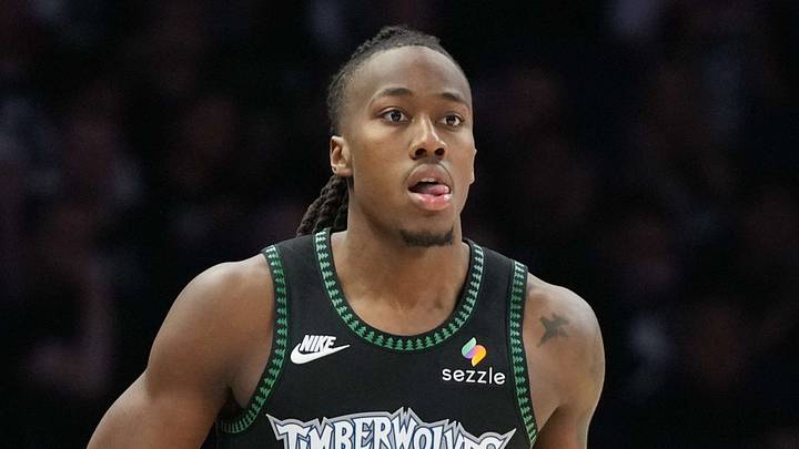 May 15, 2026; Minneapolis, Minnesota, USA; Minnesota Timberwolves guard Ayo Dosunmu (13) dribbles the ball against the San Antonio Spurs in the second during game six of the second round of the 2026 NBA Playoffs at Target Center. Mandatory Credit: Jesse Johnson-Imagn Images May 15, 2026; Minneapolis, Minnesota, USA; Minnesota Timberwolves guard Ayo Dosunmu (13) dribbles the ball against the San Antonio Spurs in the second during game six of the second round of the 2026 NBA Playoffs at Target Center. Mandatory Credit: Jesse Johnson-Imagn Images