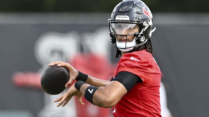 The Texans retooled their offensive line after C.J. Stroud was sacked 54 times last season.