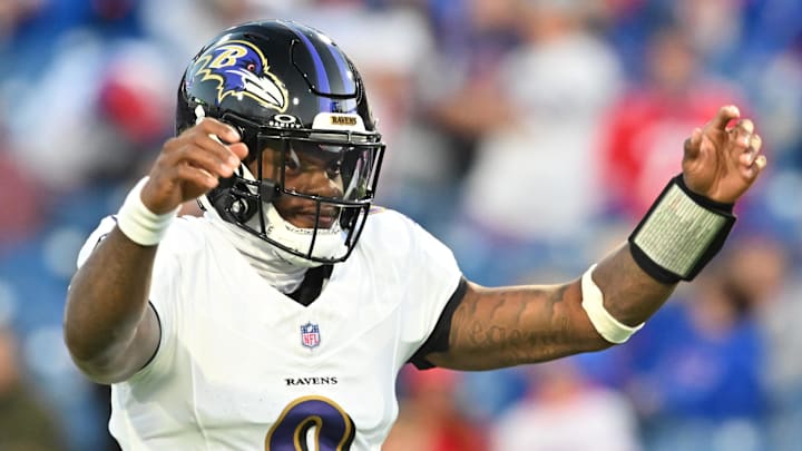 Baltimore Ravens quarterback Lamar Jackson