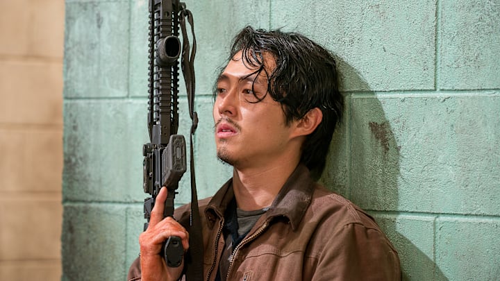 Steven Yeun as Glenn Rhee in The Walking Dead Season 6, Episode 13