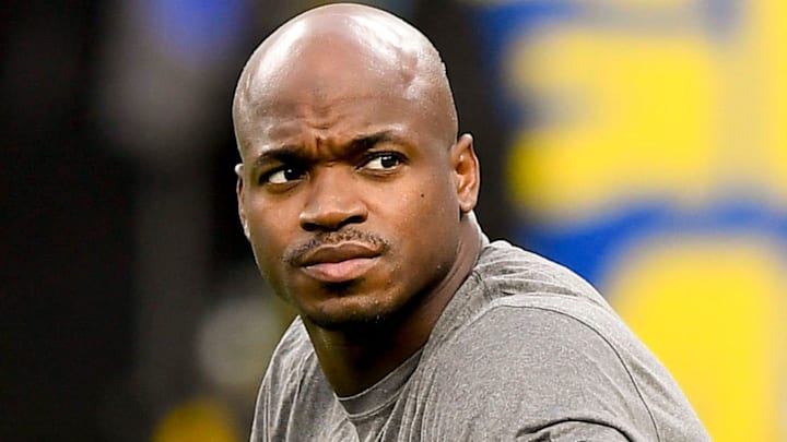 Former Minnesota Vikings RB Adrian Peterson Former Minnesota Vikings RB Adrian Peterson