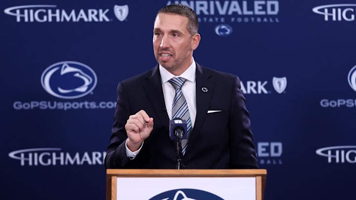 Penn State football head coach Matt Campbell