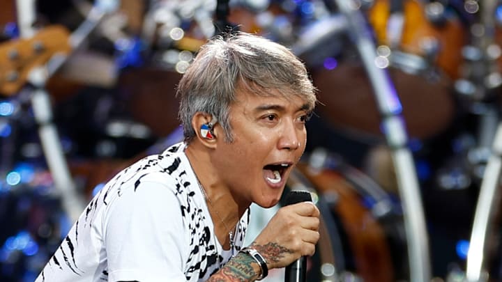 Journey performs at Fenway Park