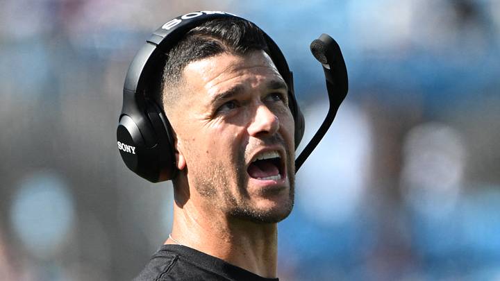 Carolina Panthers head coach Dave Canales