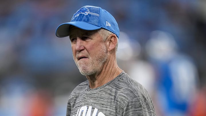 Aug 25, 2023; Charlotte, North Carolina, USA; Former Carolina Panthers Head Coach John Fox during the first quarter against the Carolina Panthers at Bank of America Stadium. Mandatory Credit: Jim Dedmon-Imagn Images Aug 25, 2023; Charlotte, North Carolina, USA; Former Carolina Panthers Head Coach John Fox during the first quarter against the Carolina Panthers at Bank of America Stadium. Mandatory Credit: Jim Dedmon-Imagn Images