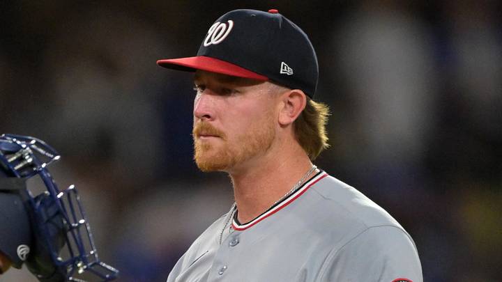 Washington Nationals pitcher Clayton Beeter Washington Nationals pitcher Clayton Beeter