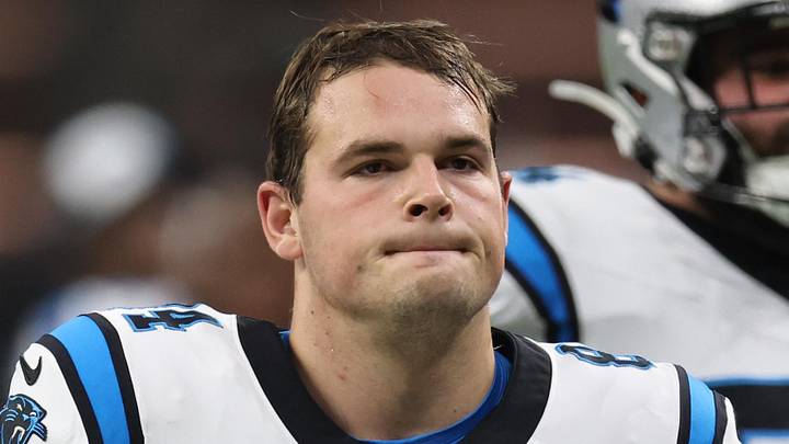 Carolina Panthers tight end Mitchell Evans 
