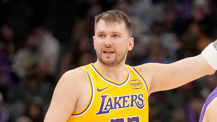 Los Angeles Lakers guard Luka Doncic Los Angeles Lakers guard Luka Doncic