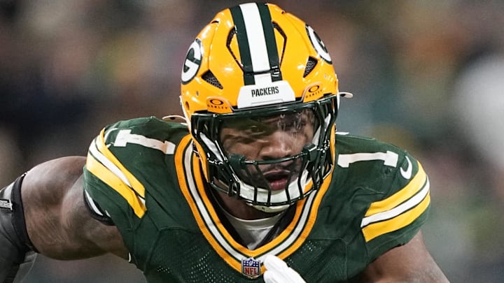 Green Bay Packers defensive end Micah Parsons had zero sacks but seven pressures against the Eagles.