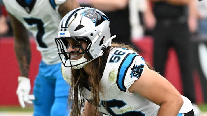 Carolina Panthers linebacker Christian Rozeboom