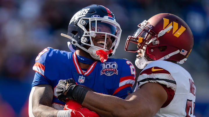 New York Giants running back Tyrone Tracy Jr. New York Giants running back Tyrone Tracy Jr.