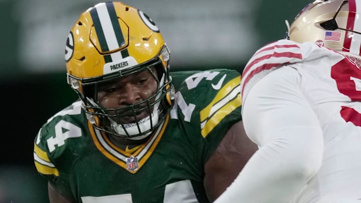 Elgton Jenkins, a two-time Pro Bowl guard, is shifting to center.