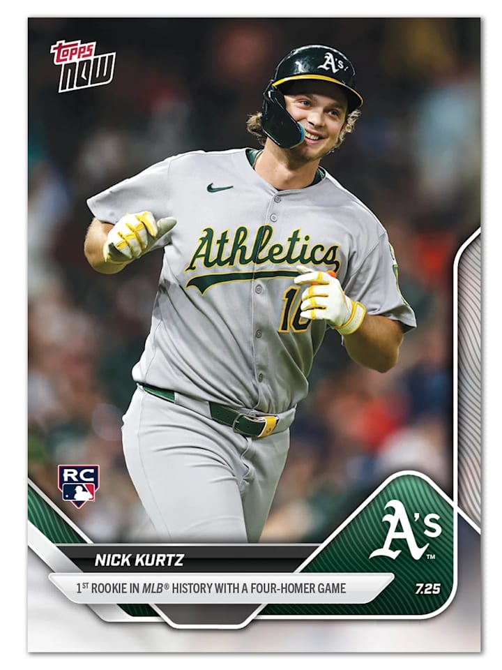 Nick Kurtz Four-Homer Topps NOW Card One of the Most Coveted of