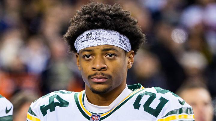 Green Bay Packers cornerback Carrington Valentine Green Bay Packers cornerback Carrington Valentine