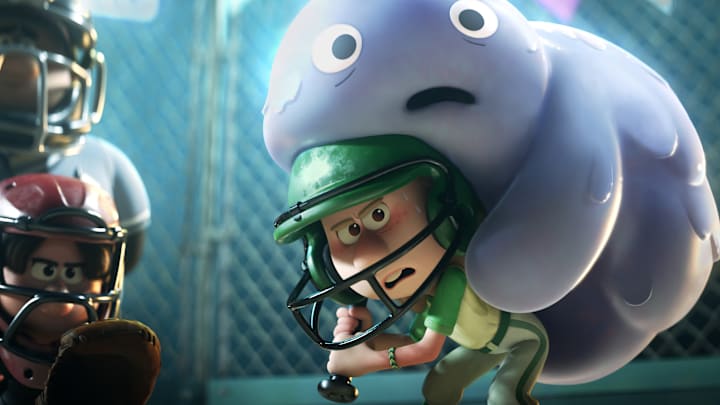 WIN OR LOSE - Sweaty blob and Laurie. © 2024 Disney/Pixar. All Rights Reserved.