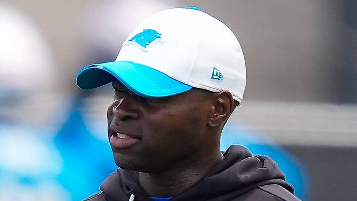 Carolina Panthers defensive coordinator Ejiro Evero Carolina Panthers defensive coordinator Ejiro Evero