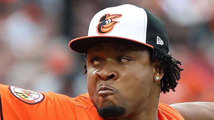 Baltimore Orioles pitcher Gregory Soto (65) throws during the seventh inning against the Miami Marlins at Oriole Park at Camden Yards on July 12. Baltimore Orioles pitcher Gregory Soto (65) throws during the seventh inning against the Miami Marlins at Oriole Park at Camden Yards on July 12.