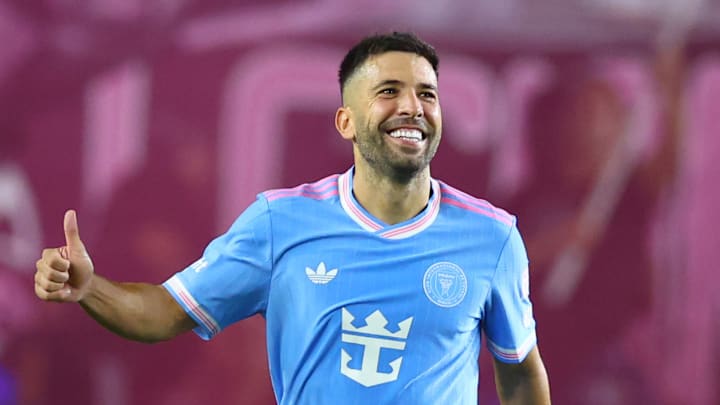 Jordi Alba scored twice in Inter Miami's 4–1 win over the New England Revolution. 