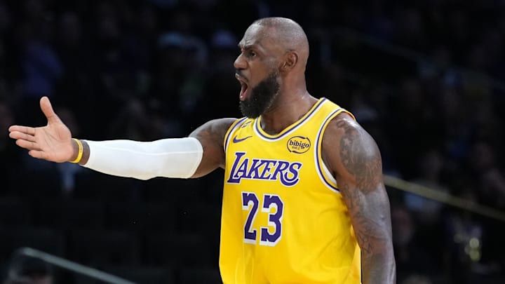 Los Angeles Lakers forward LeBron James 