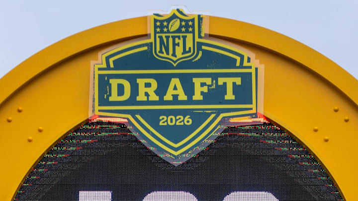Janurary 7, 2026; The NFL Draft Clock sits across the street from the Pittsburgh Steelers' Acrisure Stadium.