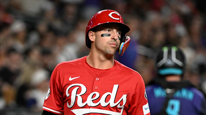 Cincinnati Reds infielder Spencer Steer