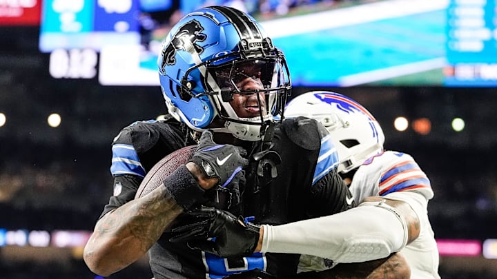Detroit Lions wide receiver Jameson Williams (9). Detroit Lions wide receiver Jameson Williams (9).