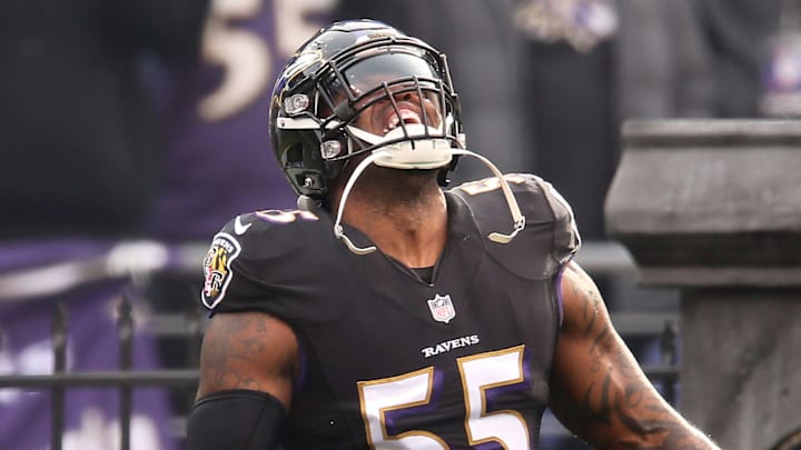 Baltimore Ravens outside linebacker Terrell Suggs