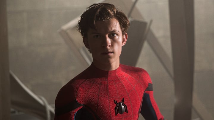 Tom Holland stars as Spider-Man/Peter Parker in Columbia Pictures' SPIDER-MAN™: HOMECOMING.