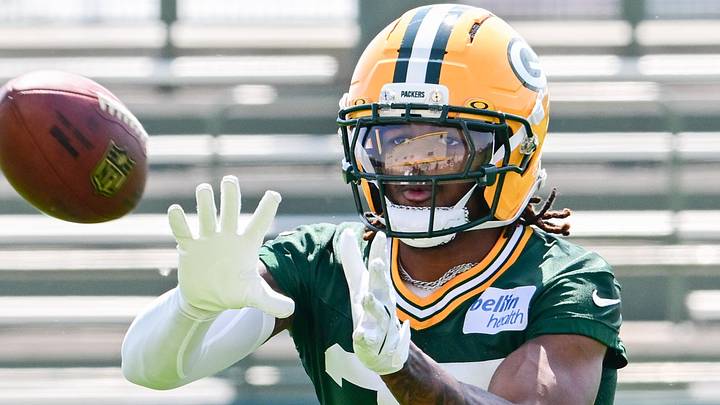 Green Bay Packers defensive back Johnathan Baldwin catches a pass during minicamp last year. Green Bay Packers defensive back Johnathan Baldwin catches a pass during minicamp last year.
