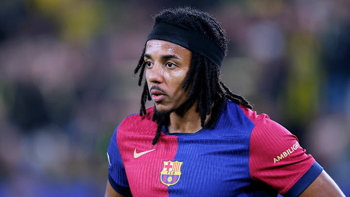 Jules Koundé is loving life at Barcelona.