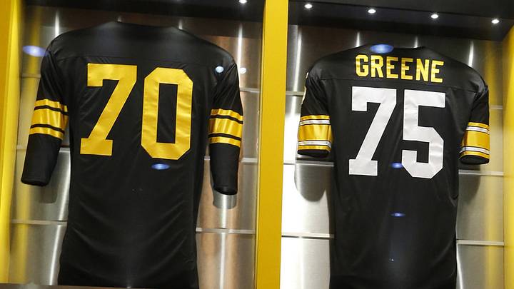 The Pittsburgh Steelers unveil a tribute to their retired jersey numbers