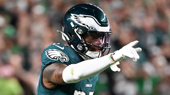 Philadelphia Eagles cornerback Quinyon Mitchell Philadelphia Eagles cornerback Quinyon Mitchell