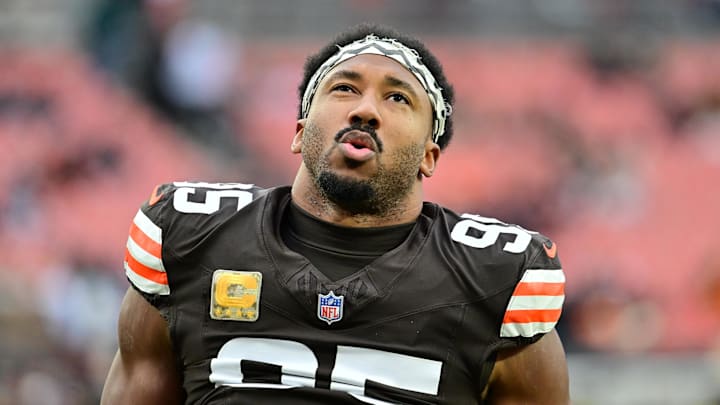 Cleveland Browns defensive end Myles Garrett