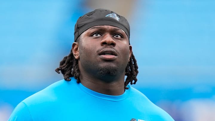 Carolina Panthers offensive tackle Ikem Ekwonu 