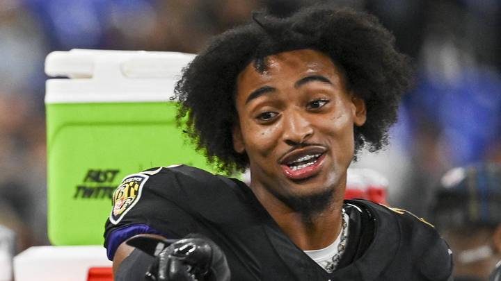 Baltimore Ravens cornerback Nate Wiggins