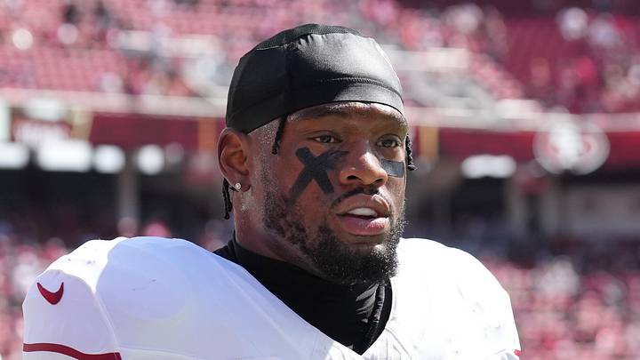Sep 27, 2026; Santa Clara, California, USA; Arizona Cardinals linebacker Mack Wilson Sr. (1) before the game against the San Francisco 49ers at Levi's Stadium. Mandatory Credit: Darren Yamashita-Imagn Images