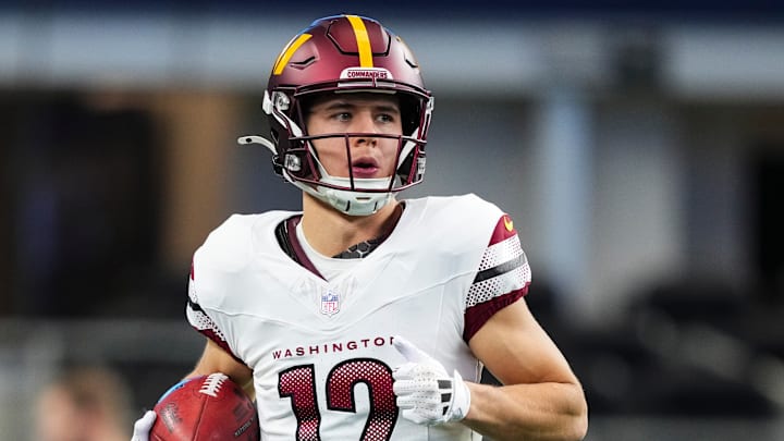 Washington Commanders wide receiver Luke McCaffrey