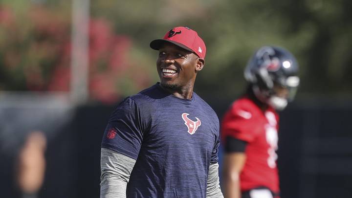 Jul 24, 2025; Houston, TX, USA; Houston Texans head coach DeMeco Ryans during training camp at Houston Methodist Training Center. Mandatory Credit: Troy Taormina-Imagn Images Jul 24, 2025; Houston, TX, USA; Houston Texans head coach DeMeco Ryans during training camp at Houston Methodist Training Center. Mandatory Credit: Troy Taormina-Imagn Images