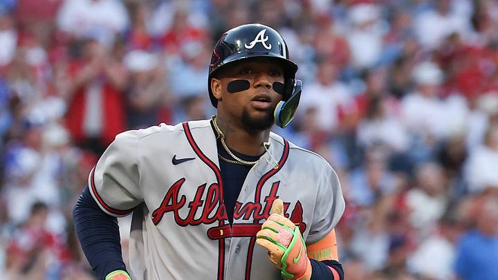 Sep 5, 2026; Philadelphia, Pennsylvania, USA; Atlanta Braves right fielder Ronald Acuna Jr. (13) runs the bases after hitting a home run against the Philadelphia Phillies during the third inning at Citizens Bank Park. Mandatory Credit: Bill Streicher-Imagn Images Sep 5, 2026; Philadelphia, Pennsylvania, USA; Atlanta Braves right fielder Ronald Acuna Jr. (13) runs the bases after hitting a home run against the Philadelphia Phillies during the third inning at Citizens Bank Park. Mandatory Credit: Bill Streicher-Imagn Images