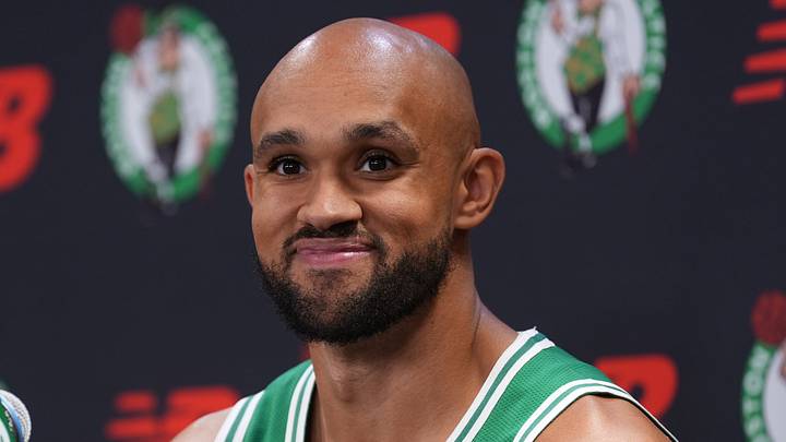Boston Celtics guard Derrick White (9).