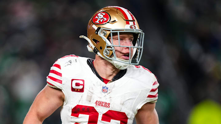 San Francisco 49ers running back Christian McCaffrey San Francisco 49ers running back Christian McCaffrey