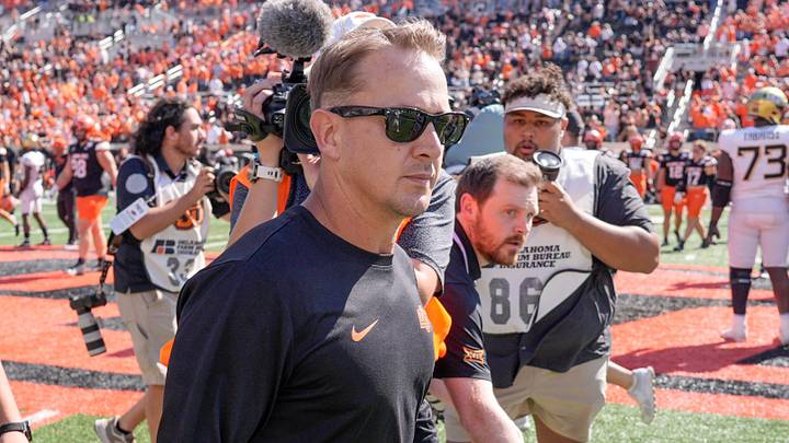 OSU head coach Eric Morris. OSU head coach Eric Morris.