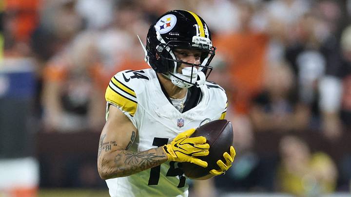 Oct 1, 2026; Cleveland, Ohio, USA; Pittsburgh Steelers wide receiver Roman Wilson (14) makes a catch against the Cleveland Browns in the first half at Huntington Bank Field. Mandatory Credit: Scott Galvin-Imagn Images Oct 1, 2026; Cleveland, Ohio, USA; Pittsburgh Steelers wide receiver Roman Wilson (14) makes a catch against the Cleveland Browns in the first half at Huntington Bank Field. Mandatory Credit: Scott Galvin-Imagn Images