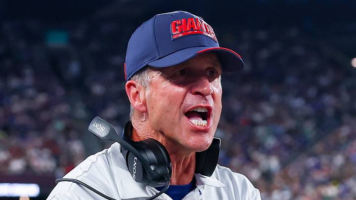New York Giants head coach John Harbaugh New York Giants head coach John Harbaugh