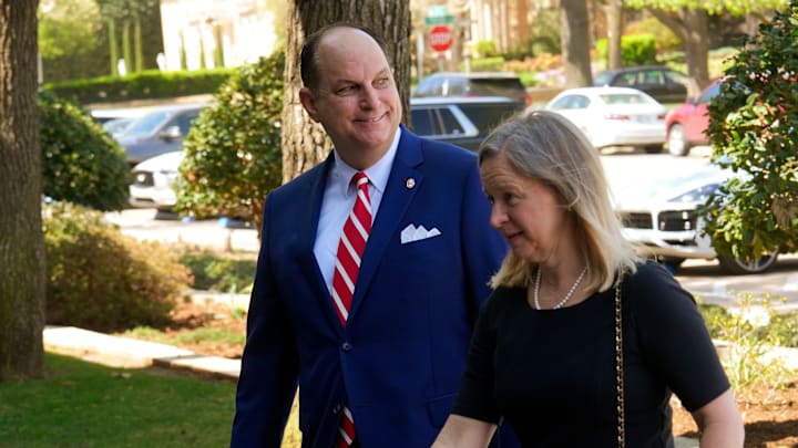 University of Oklahoma AD Joe Castiglione and wife Kristen University of Oklahoma AD Joe Castiglione and wife Kristen