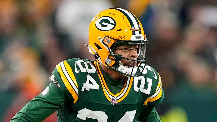 Green Bay Packers cornerback Carrington Valentine Green Bay Packers cornerback Carrington Valentine