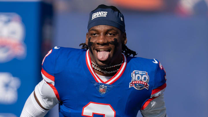 New York Giants cornerback Deonte Banks New York Giants cornerback Deonte Banks