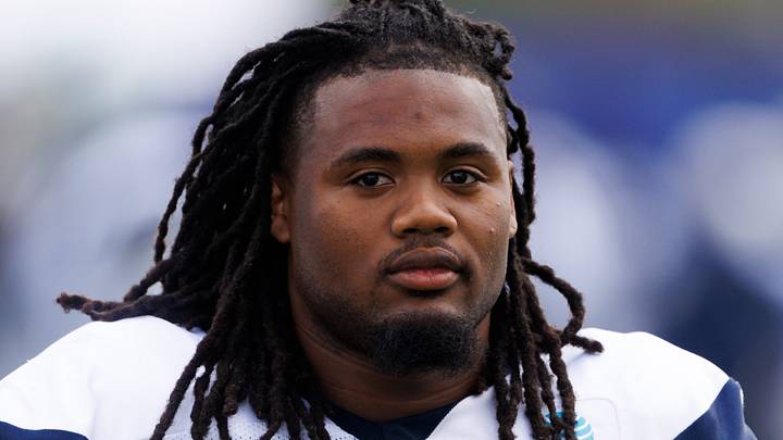 Dallas Cowboys running back Jaydon Blue Dallas Cowboys running back Jaydon Blue