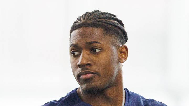 Running back Jadarian Price during Notre Dame football's Pro Day