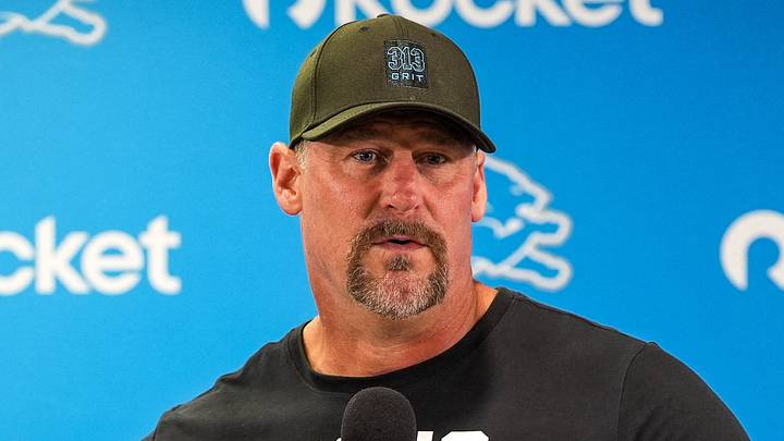 Detroit Lions head coach Dan Campbell. Detroit Lions head coach Dan Campbell.